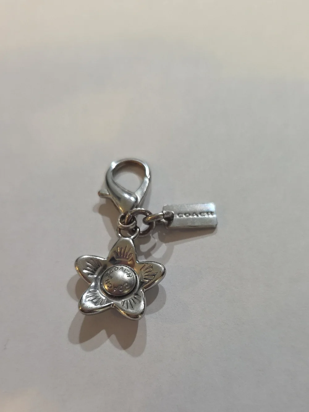 Coach Small Flower Charm